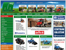 Tablet Screenshot of mikes-cz.eu